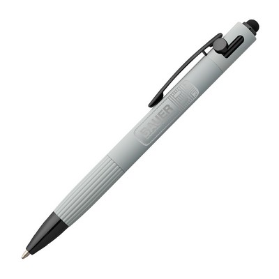 Osaka Recycled Aluminum Pen with Stylus (Engraved Imprint)
