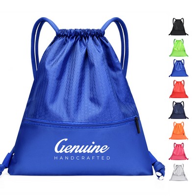 Breathable Mesh Drawstring Backpack