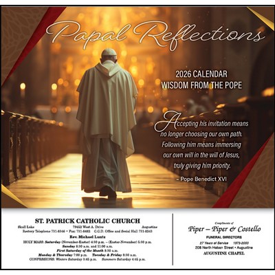 2027 Papal Reflections Calendar